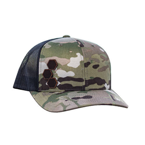 Leather Cell Trucker Hat