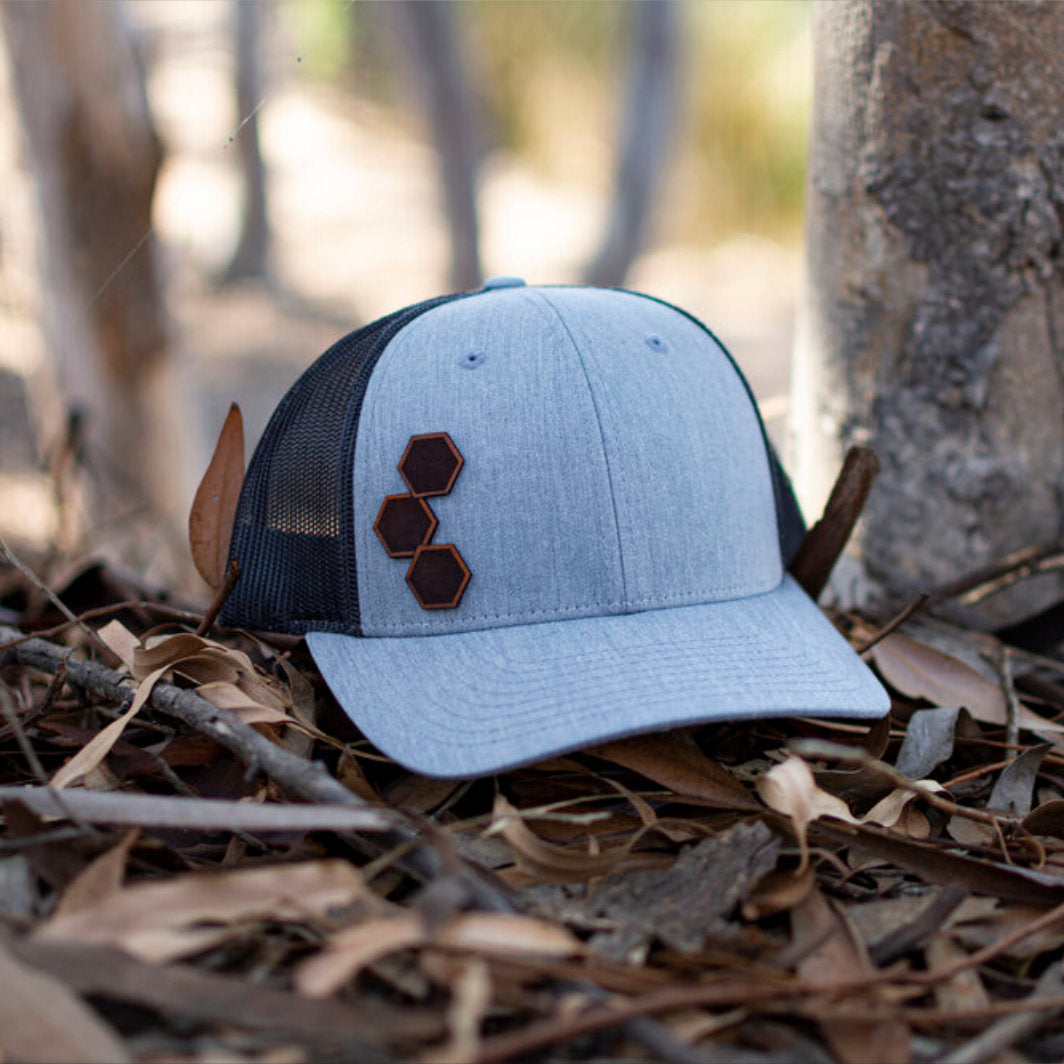 Leather Cell Trucker Hat
